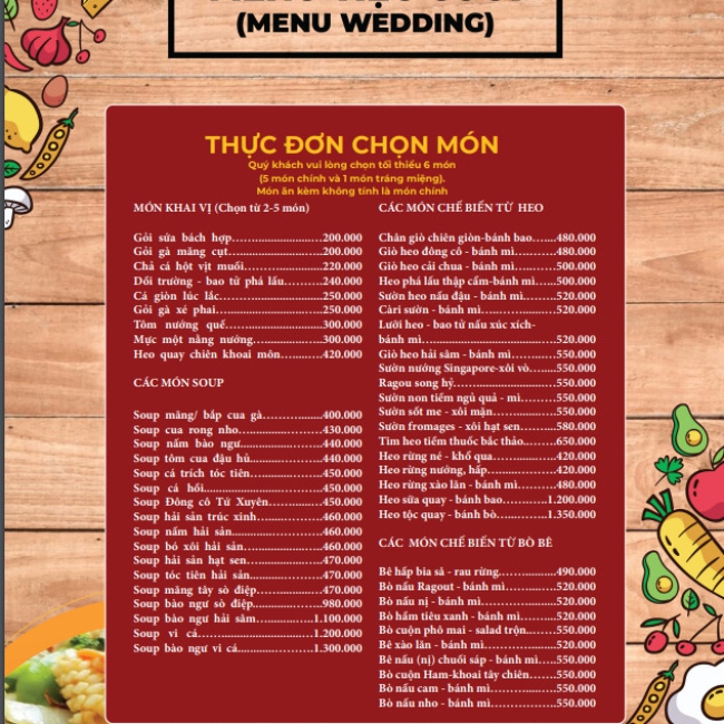 Thực đơn chọn món 4